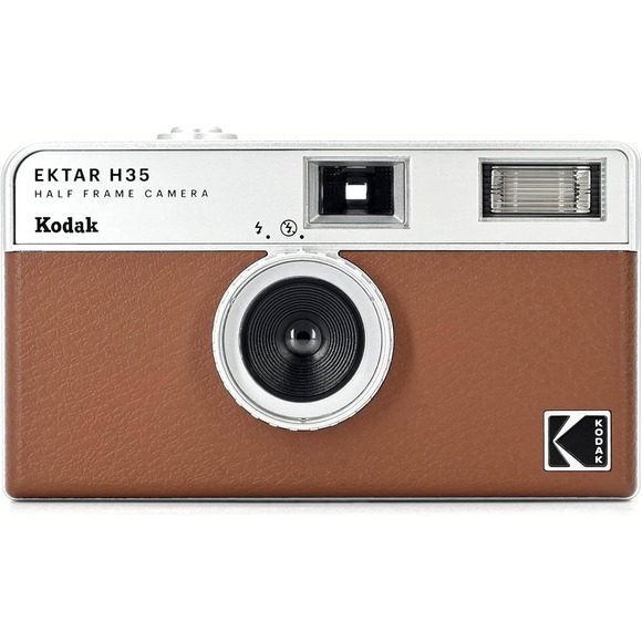 Kodak Ektar H35 Half Frame Camera Film Photography Retro Point and Shoot Brown - Picture 1 of 7